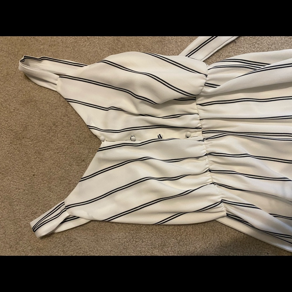 Striped jumpsuit